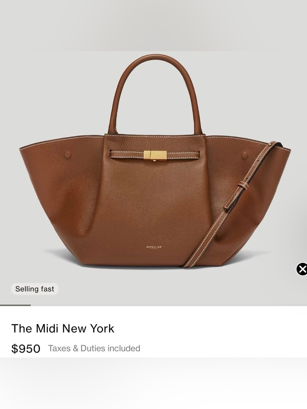 DEMELLIER - The Midi New York | Brand New - Picture 3 of 16